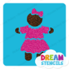Picture of Gingerbread Girl - Vinyl Stencil - 242