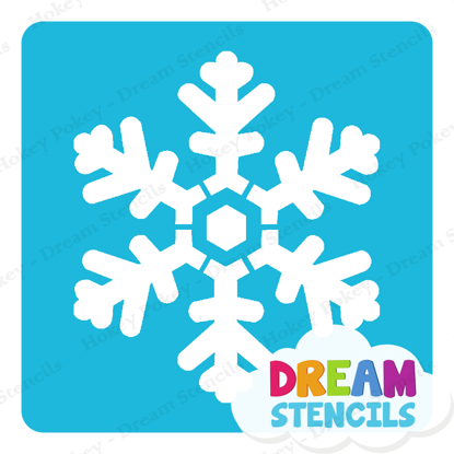 Picture of Festive Snowflake  - Vinyl Stencil - 244