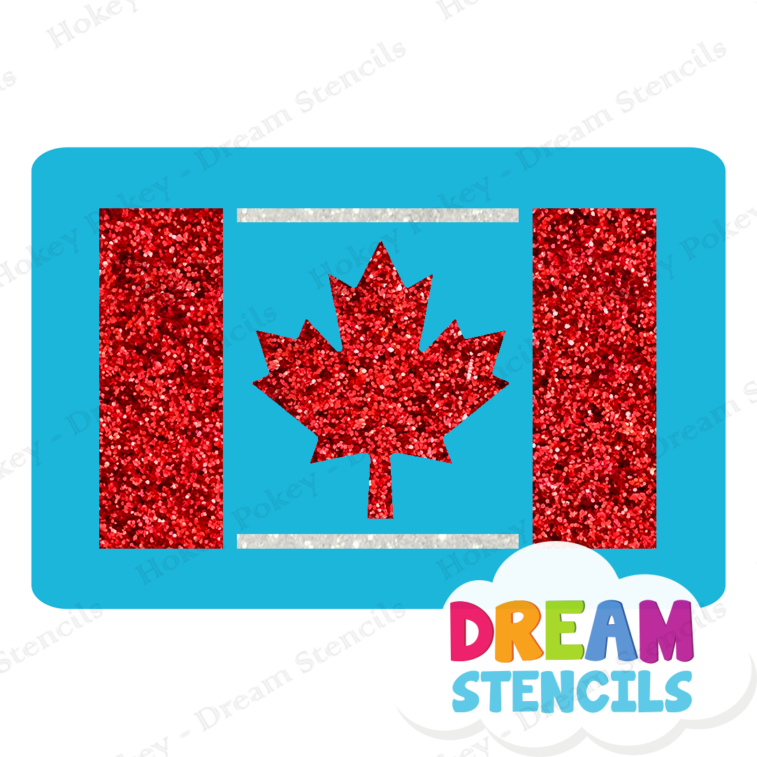 Picture of Canada Flag - Vinyl Stencil - 251