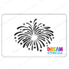 Picture of Fireworks - Vinyl Stencil - 262