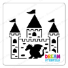 Picture of Dragon Castle - Vinyl Stencil - 258