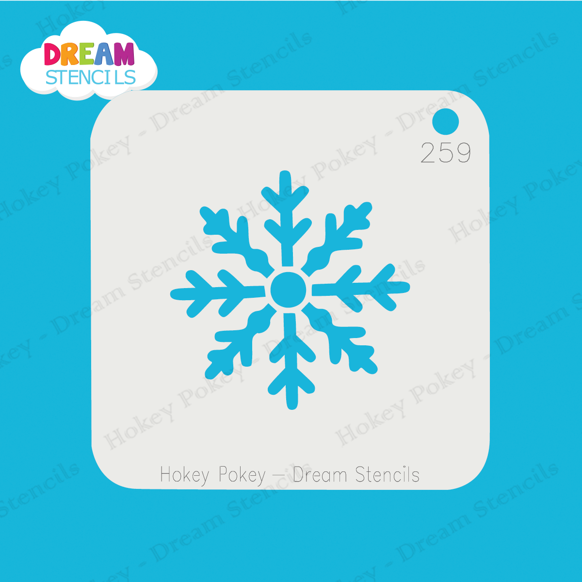 Picture of Snowflake - Mylar Stencil - 259