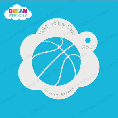 Picture of Basketball - Mylar Stencil - 269