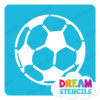 Picture of Soccer Ball  - Vinyl Stencil - 279