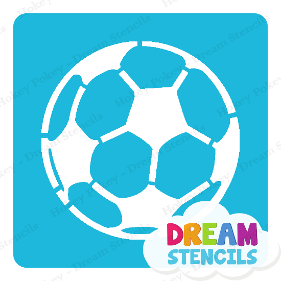 Picture of Soccer Ball  - Vinyl Stencil - 279