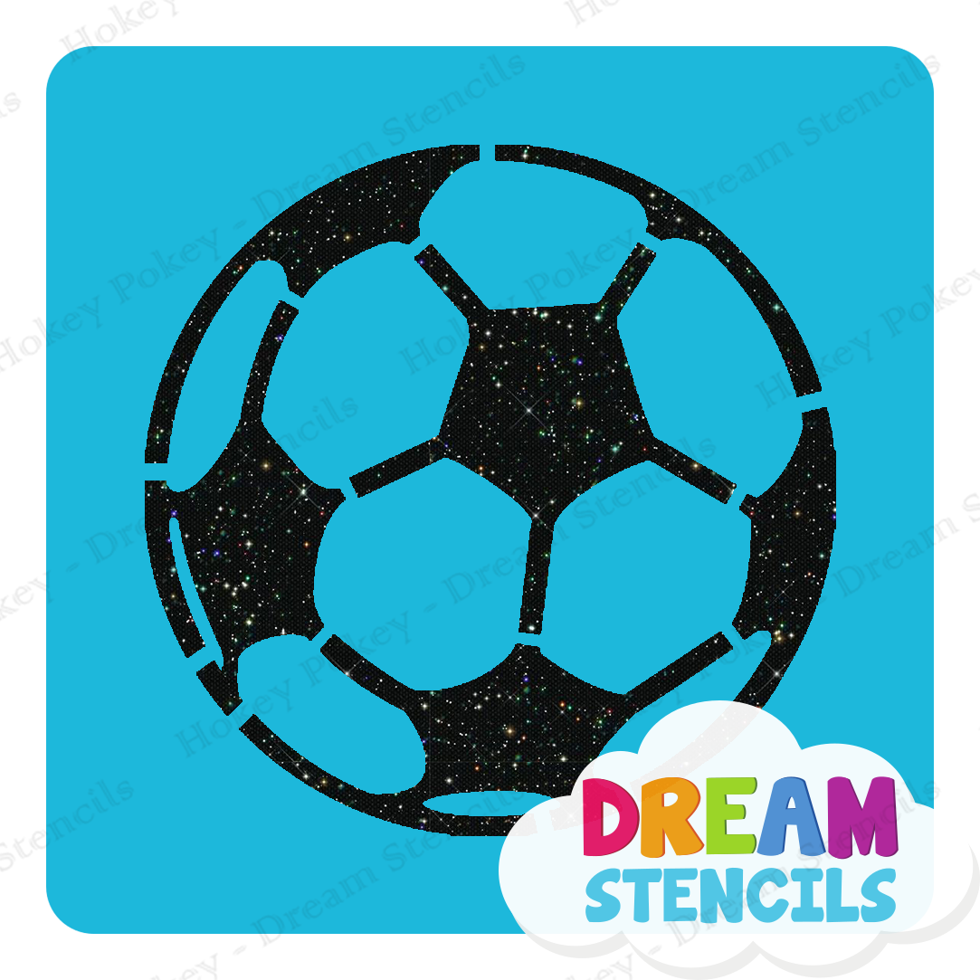 Picture of Soccer Ball  - Vinyl Stencil - 279