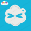 Picture of Tiny Dragonfly Mylar Stencil - 284