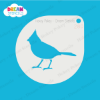 Picture of Bird Cardinal - Mylar Stencil - 280