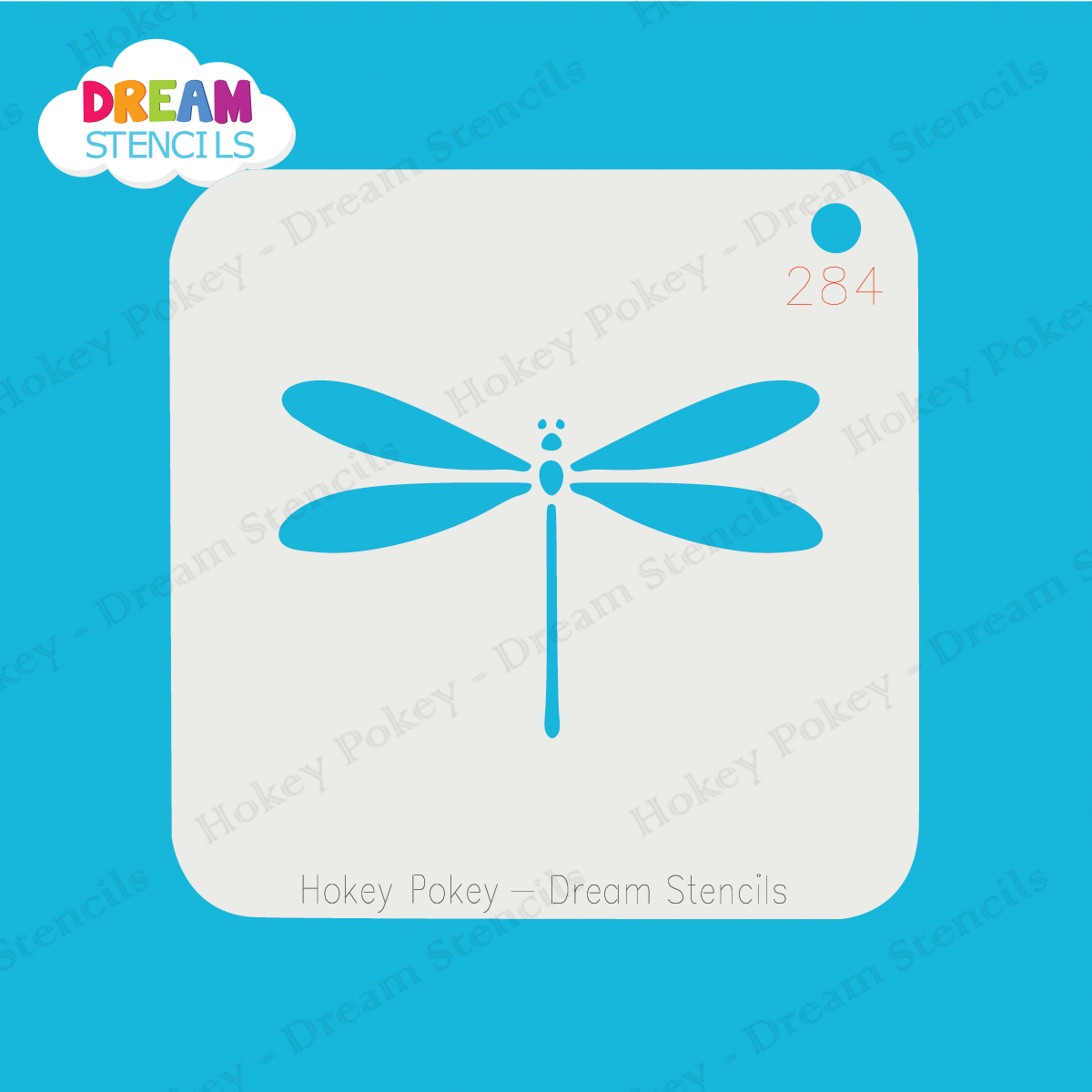Picture of Tiny Dragonfly Mylar Stencil - 284