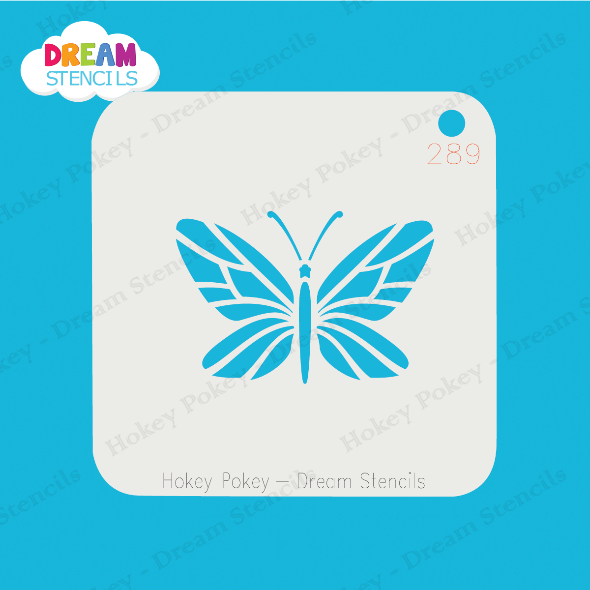 Picture of Fancy Butterfly Mylar Stencil - 289