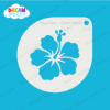 Picture of Exotic Hibiscus - Mylar Stencil - 298