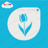 Picture of Tulip Flower - Mylar Stencil - 300