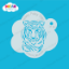 Picture of Tiger Face - Mylar Stencil - 319
