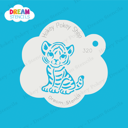 Picture of Baby Tiger - Mylar Stencil - 320