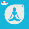 Picture of Yoga  - Mylar Stencil - 322