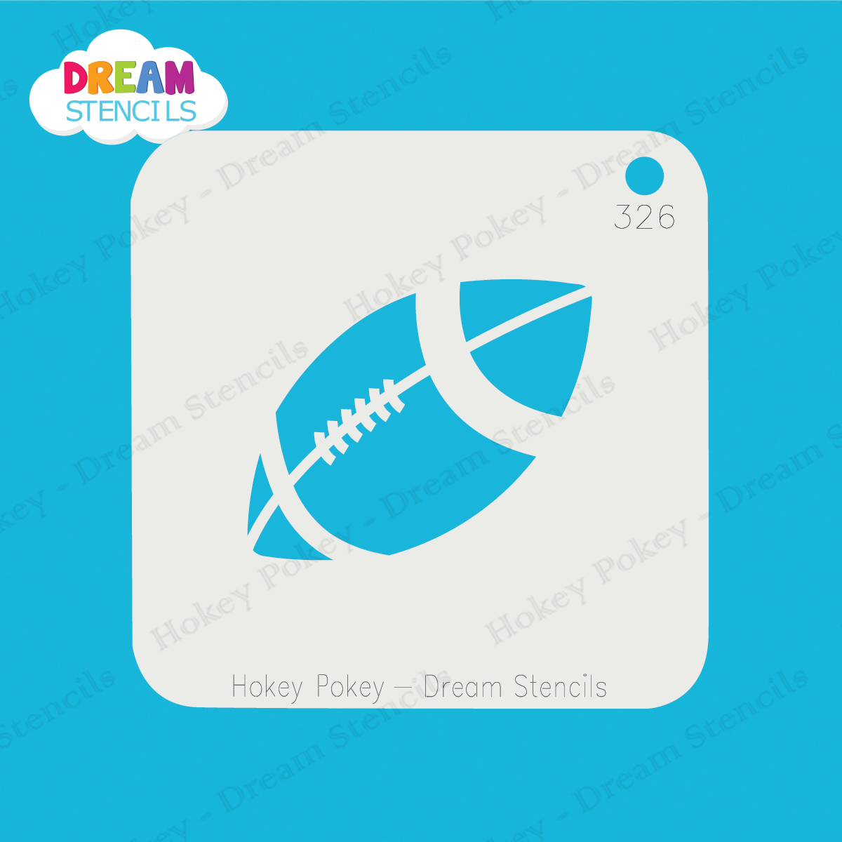 Picture of Football - Mylar Stencil - 326