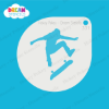 Picture of Skateboarder - Mylar Stencil - 331