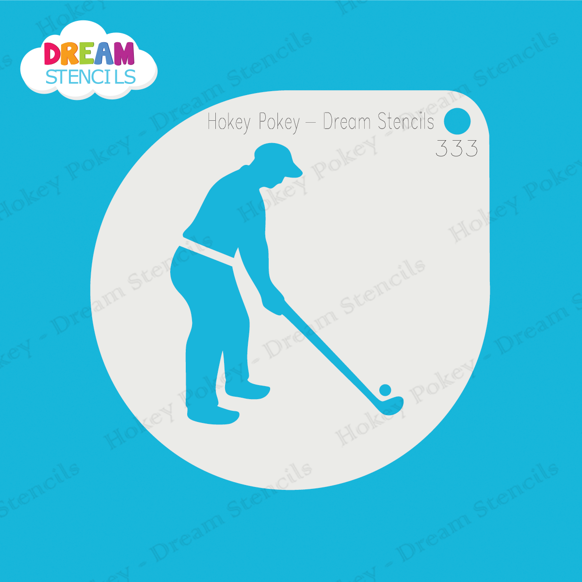 Picture of Golf Driver- Mylar Stencil - 333