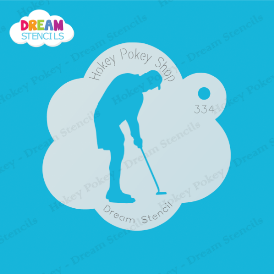 Picture of Golf Putting- Mylar Stencil - 334
