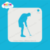 Picture of Golf Putting- Mylar Stencil - 334
