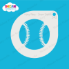 Picture of Baseball - 2 - Mylar Stencil - 342