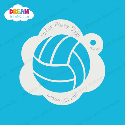Picture of Volleyball  - Mylar Stencil - 344