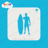 Picture of Surfer - 2  - Mylar Stencil - 347