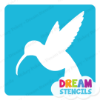 Picture of Hummingbird - Vinyl Stencil - 289