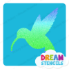 Picture of Hummingbird - Vinyl Stencil - 289