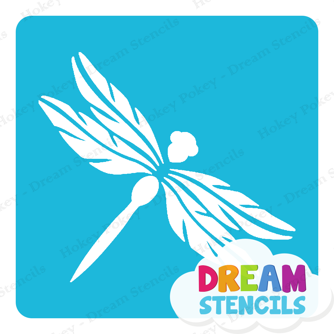 Picture of Fancy Dragonfly - Vinyl Stencil - 301