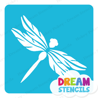 Picture of Fancy Dragonfly - Vinyl Stencil - 301