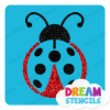 Picture of Lady Bug - Vinyl Stencil - 297