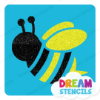 Picture of Bumble Bee - Vinyl Stencil - 299