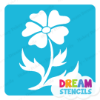 Picture of Heart Flower - Vinyl Stencil - 312