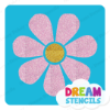 Picture of 7 Petals Flower - Vinyl Stencil - 317