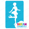 Picture of Figure Skater - Vinyl Stencil - 336