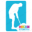 Picture of Golf Putting - Vinyl Stencil - 342