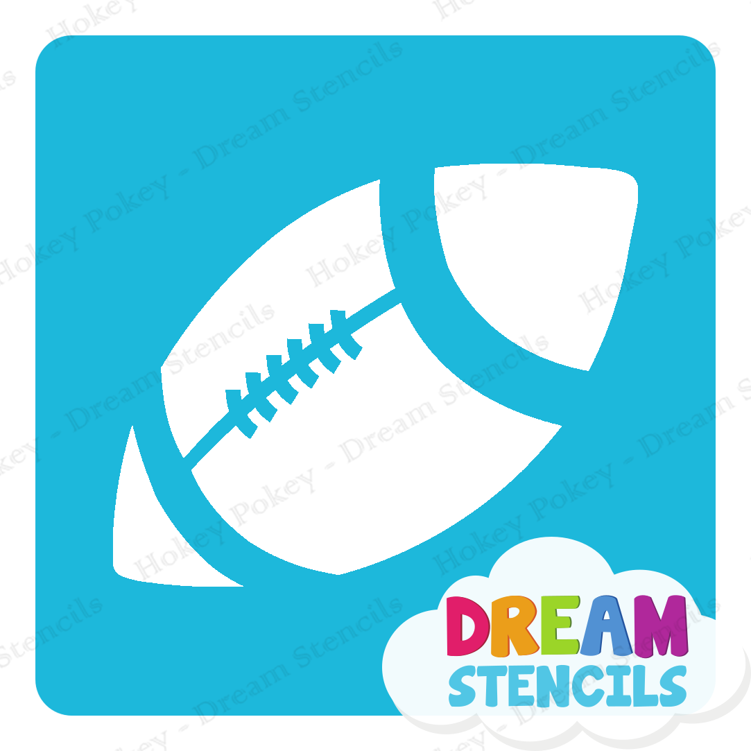 Picture of Football - Vinyl Stencil - 334