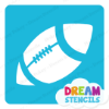 Picture of Football - Vinyl Stencil - 334