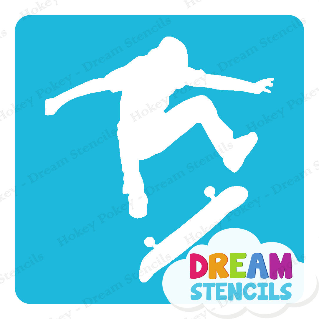 Picture of Skateboarder - Vinyl Stencil - 339