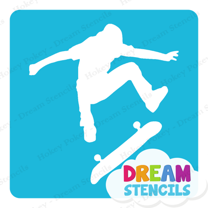Picture of Skateboarder - Vinyl Stencil - 339