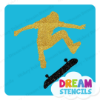 Picture of Skateboarder - Vinyl Stencil - 339