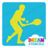 Picture of Tennis Player - Vinyl Stencil - 351