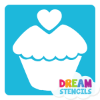 Picture of Cupcake  - Vinyl Stencil - 65